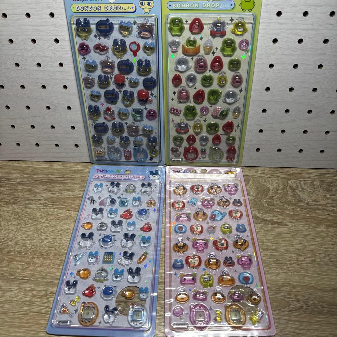 な*ー様 正規品　たまごっちボンボンドロップシール　4種