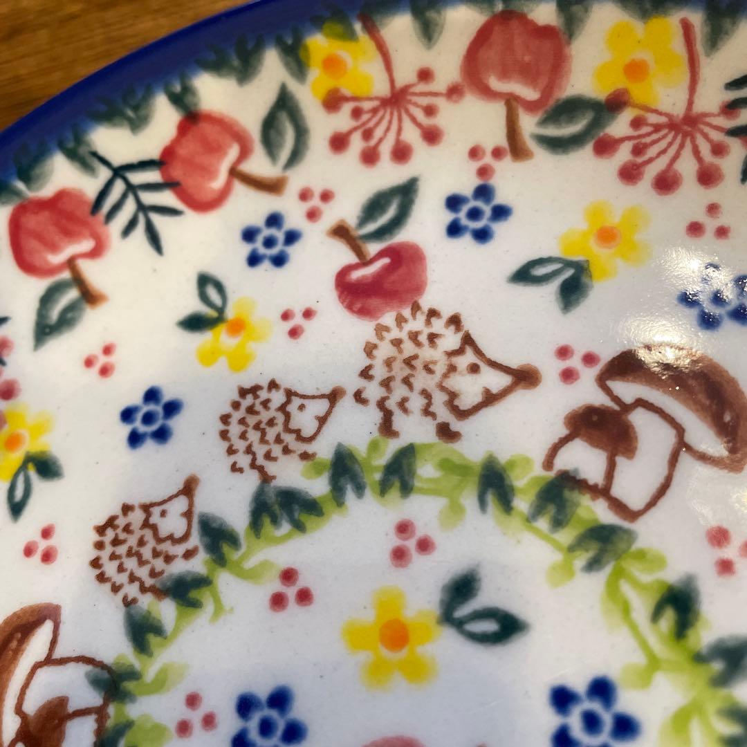 新品VENAポーランドポタリー可愛い大渋滞！ハリネズミの親子はりねずみ3点セット