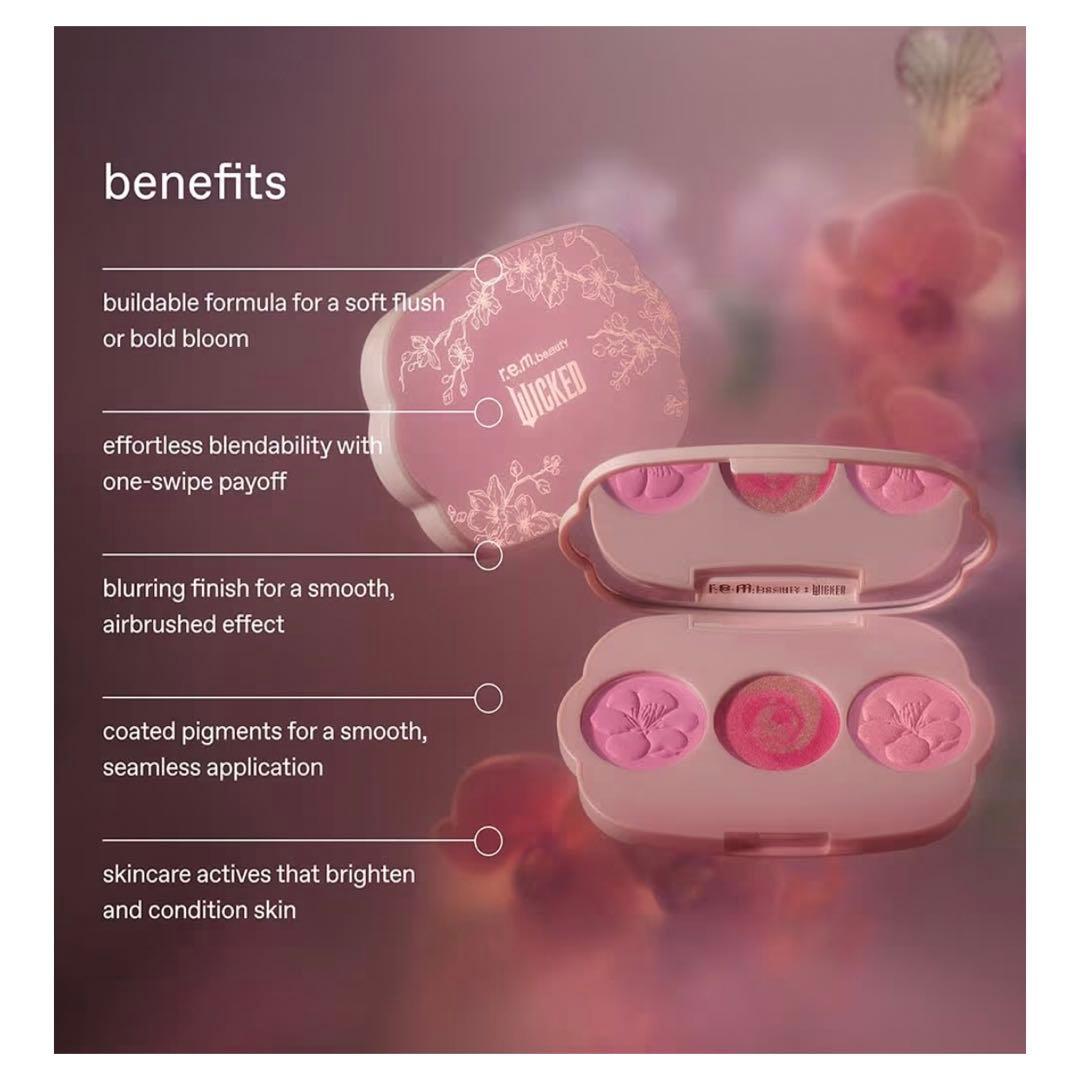 r.e.m. beauty チークパレット　桜　ウィキッド　グリンダ　アリアナ