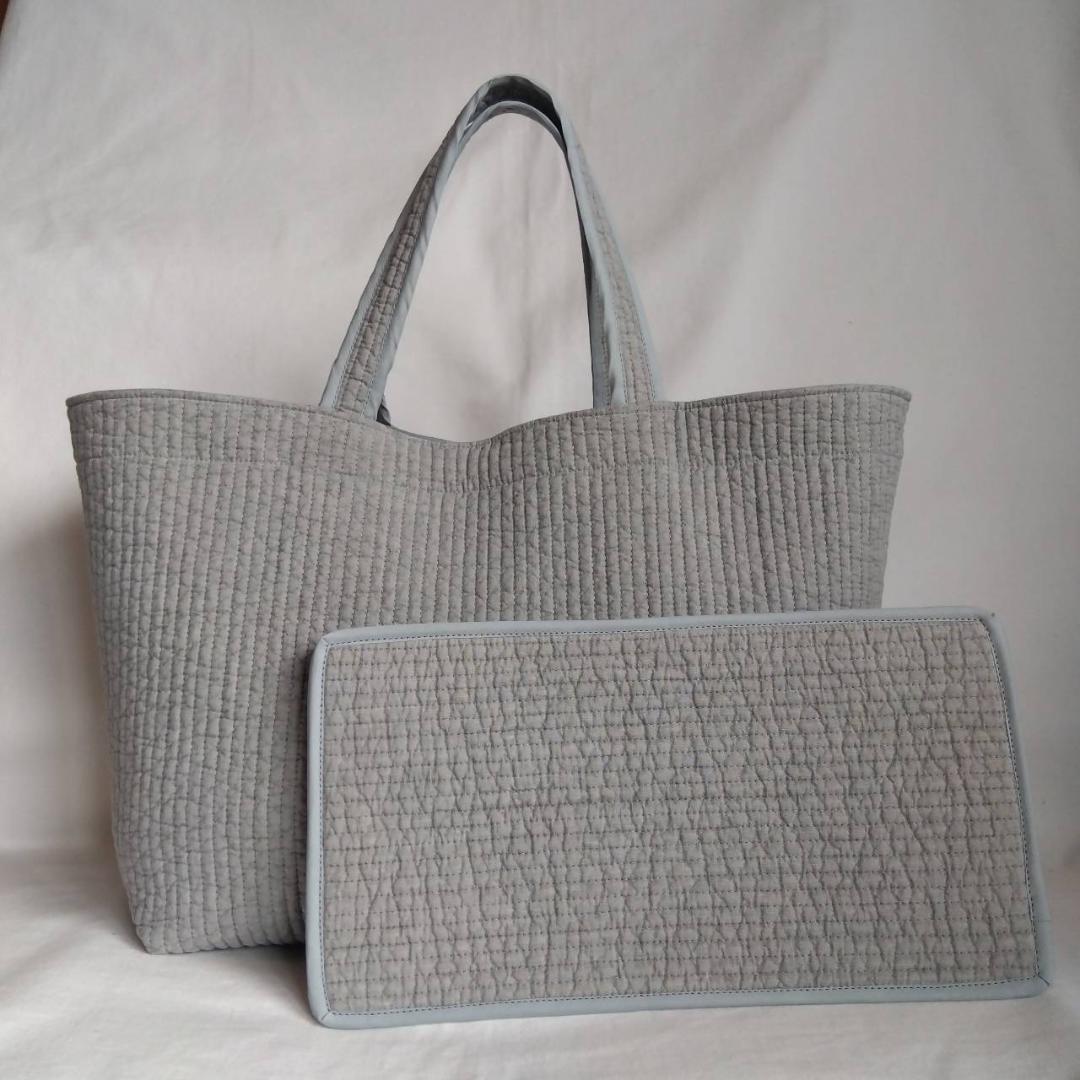 W マグネット リボンM 底板ヌビ☆トートバッグL☆ DG ヌビバッグ