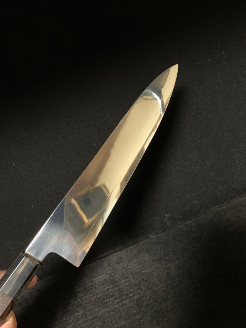 包丁　和牛刀　ハ寸　鏡面研磨　切味抜群　箱付　未使用品
