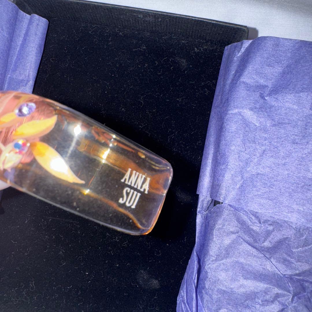 ANNA SUI 花柄ブレスレット•リングセット