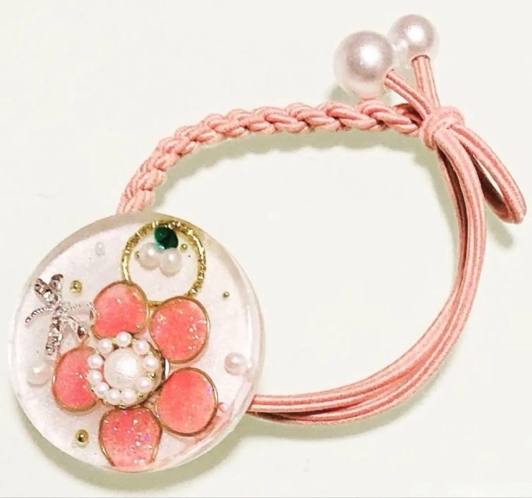 レジン　ヘアゴム