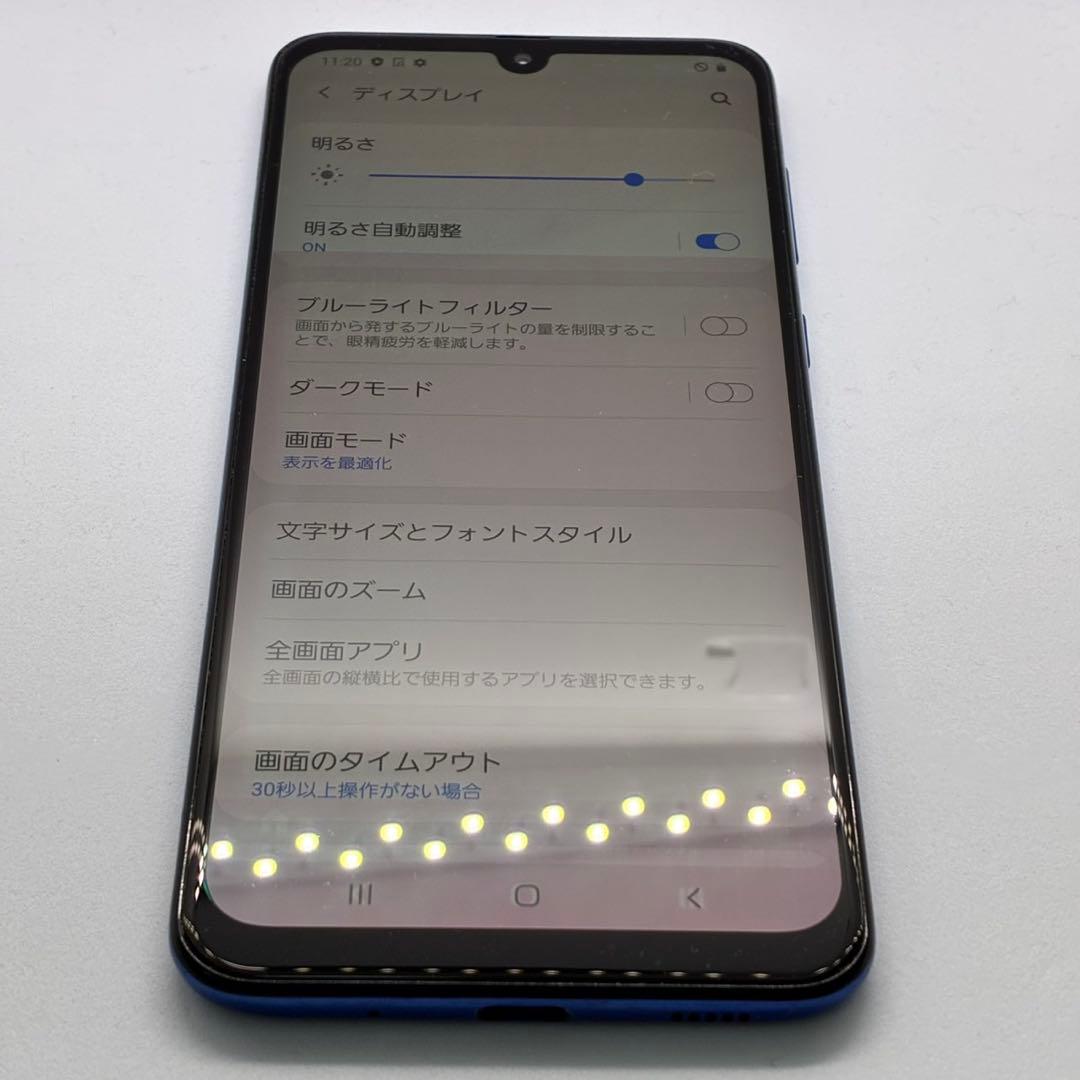 SAMSUNG Galaxy A30 SCV43 au版 ブルー 2916