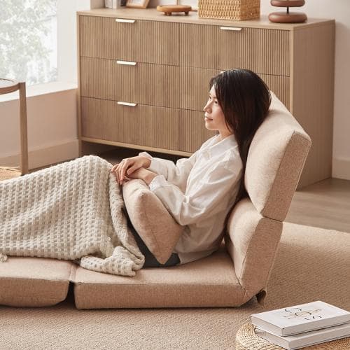 折りたたみ ソファベッド 座椅子 幅103cm 2人掛け ソファ リクライニン