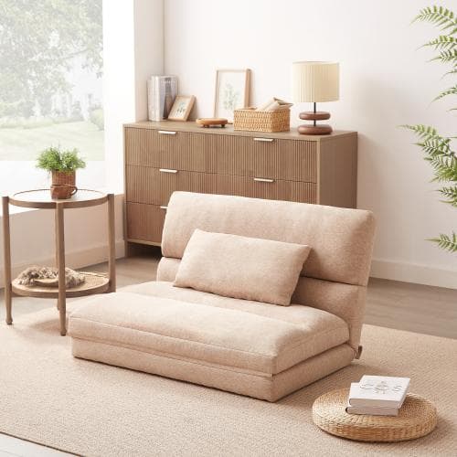 折りたたみ ソファベッド 座椅子 幅103cm 2人掛け ソファ リクライニン