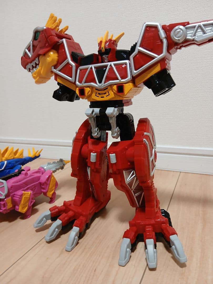 ギミック作動OK　獣電池付◆DXキョウリュウジン　獣電戦隊キョウリュウジャー合体