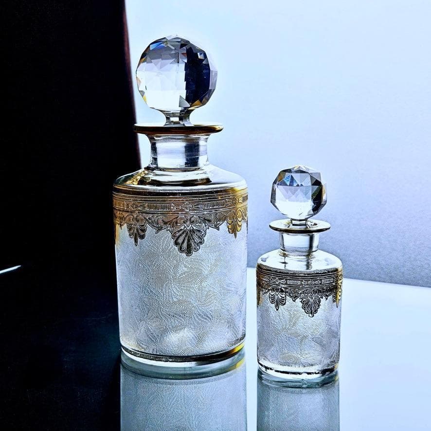 金彩オールドサンルイ ネリーの美しい香水瓶#20 1900年前後