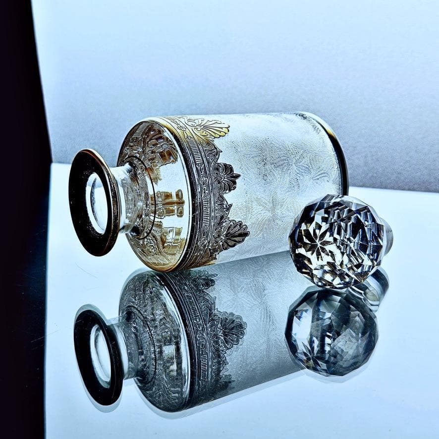 金彩オールドサンルイ ネリーの美しい香水瓶#20 1900年前後