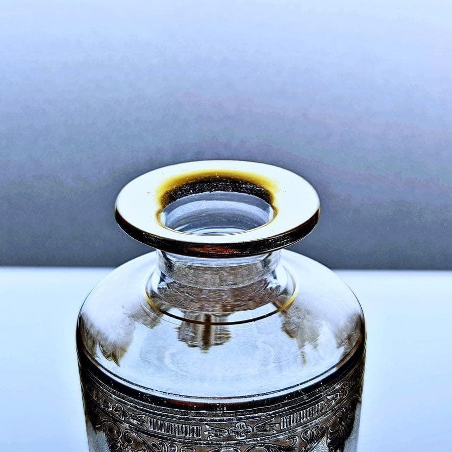 金彩オールドサンルイ ネリーの美しい香水瓶#20 1900年前後