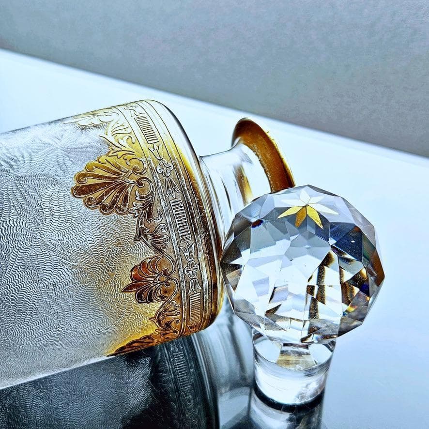 金彩オールドサンルイ ネリーの美しい香水瓶#20 1900年前後