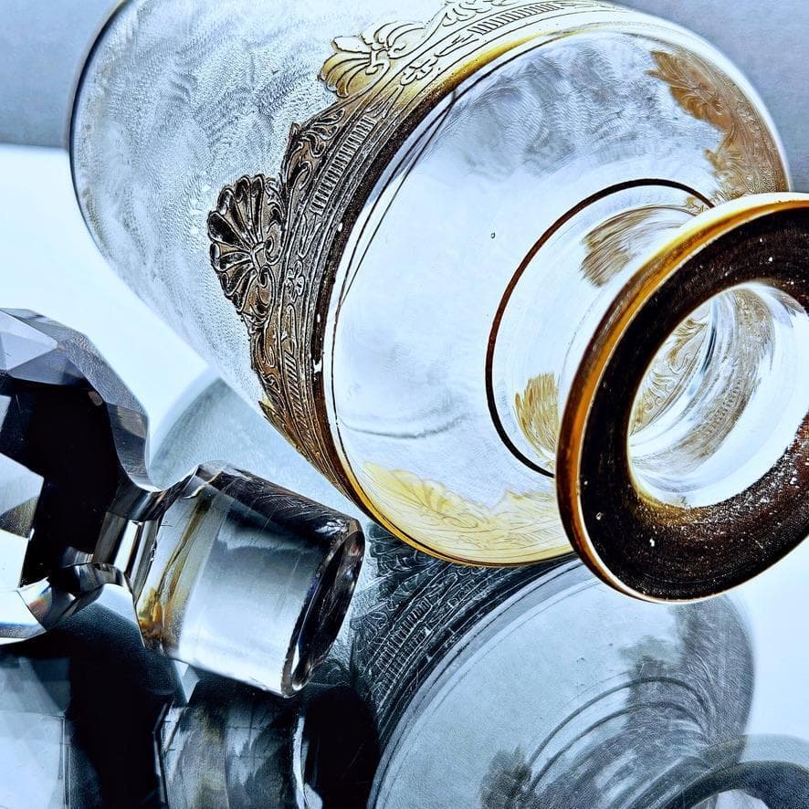 金彩オールドサンルイ ネリーの美しい香水瓶#20 1900年前後