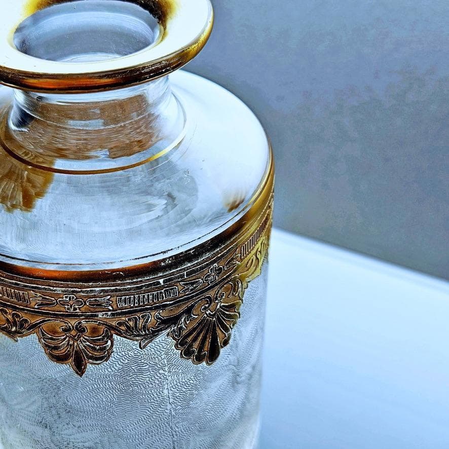 金彩オールドサンルイ ネリーの美しい香水瓶#20 1900年前後