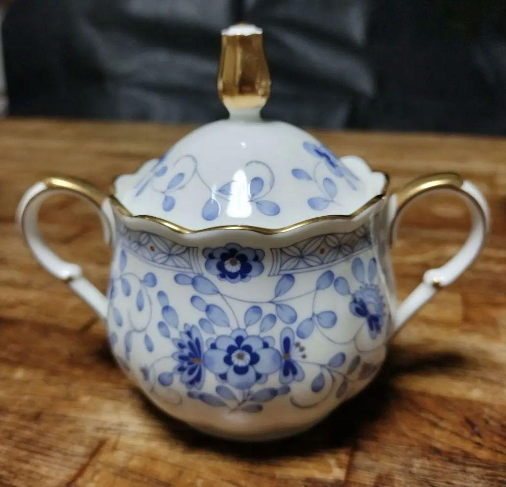 ナルミ ミラノ コーヒーカップ&ソーサー2客とシュガーポット セット