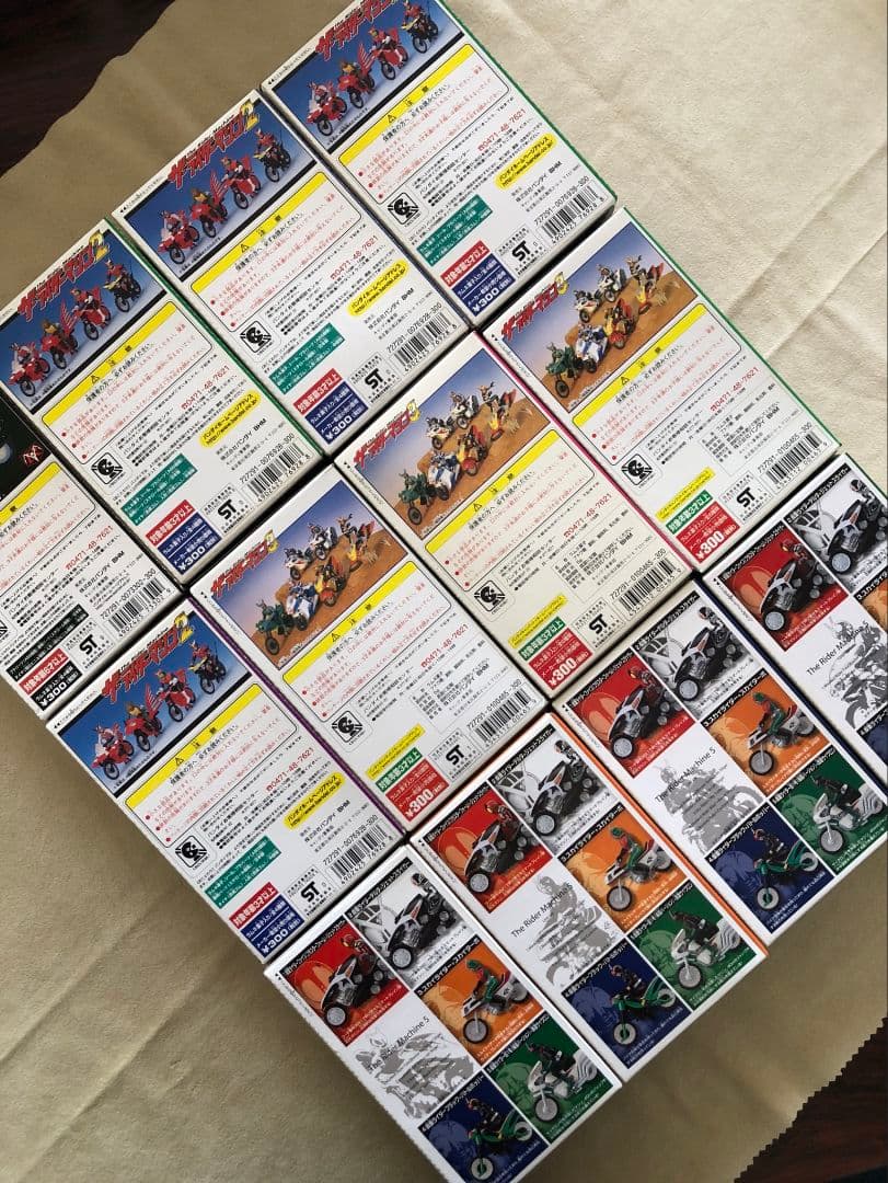 【未開封】ザ・ライダーマシン1,2,3,5 まとめ売り 12箱セット