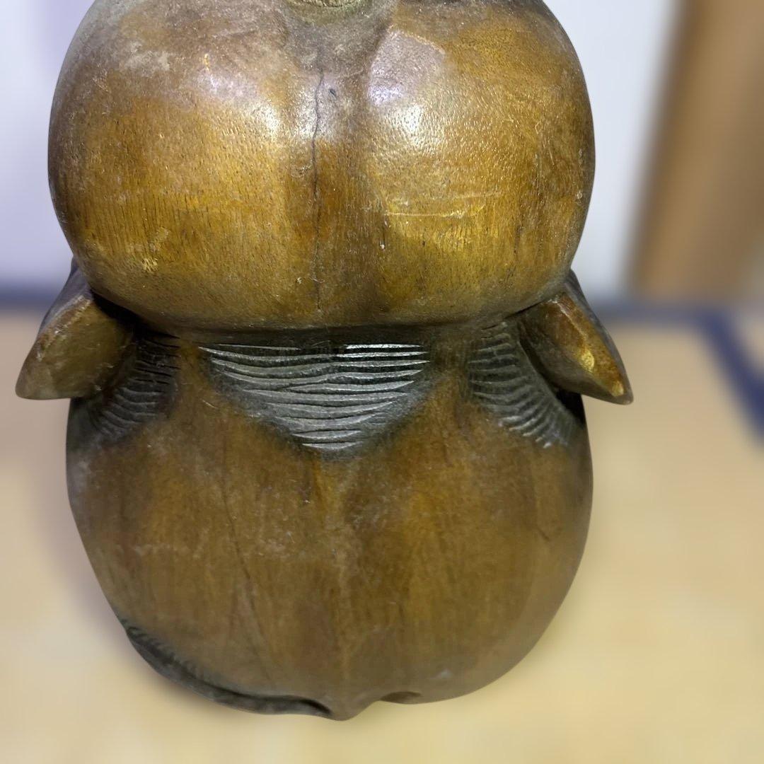 アンティーク 木彫り象スツール 木製椅子 アジアン家具 高さ52cm