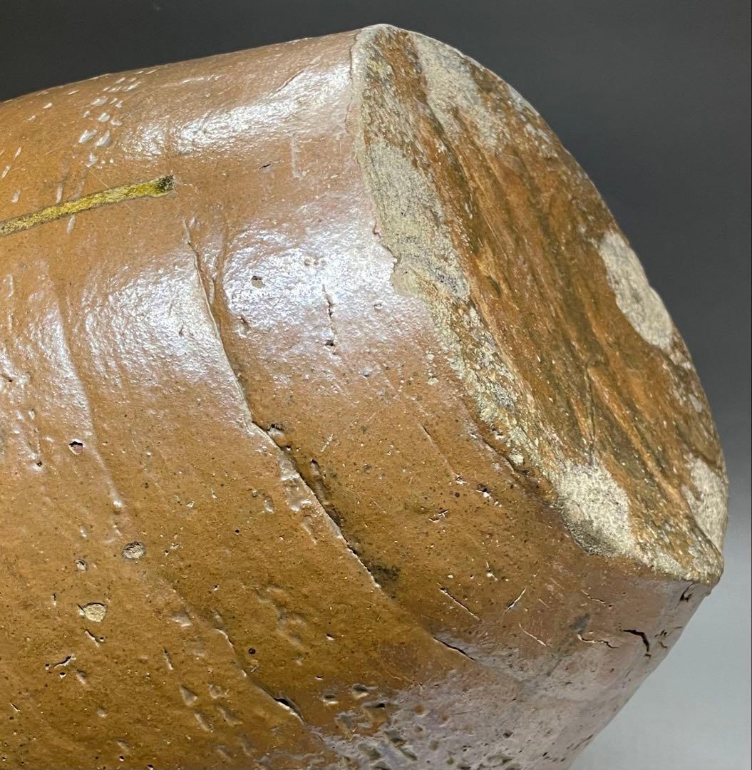 古丹波　三耳壺　大壺　35cm 　p5633