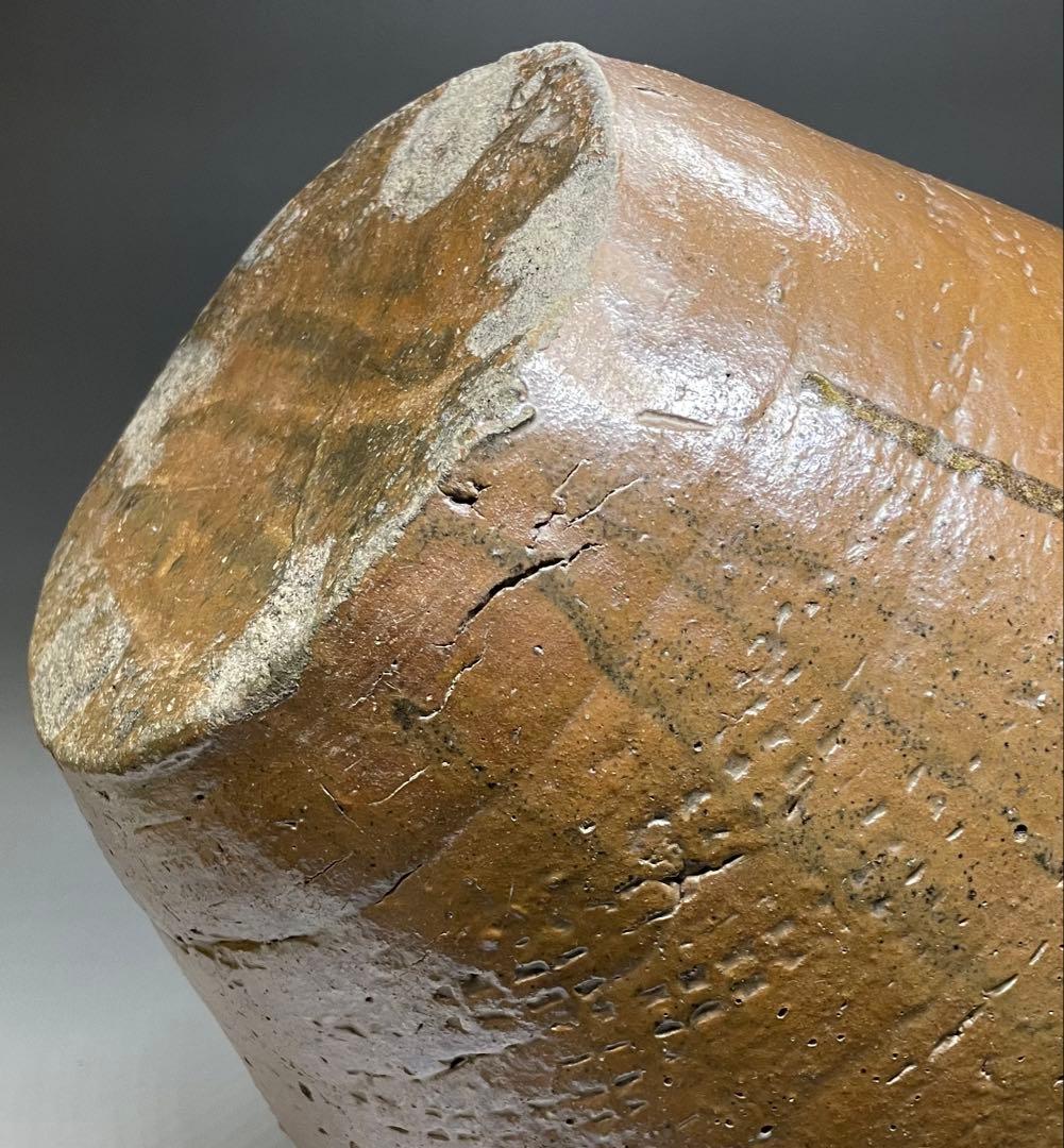 古丹波　三耳壺　大壺　35cm 　p5633