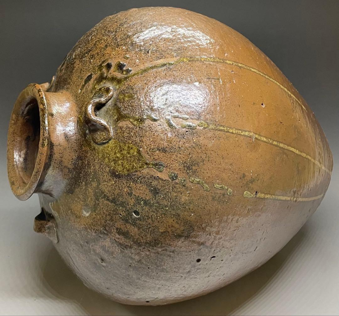 古丹波　三耳壺　大壺　35cm 　p5633