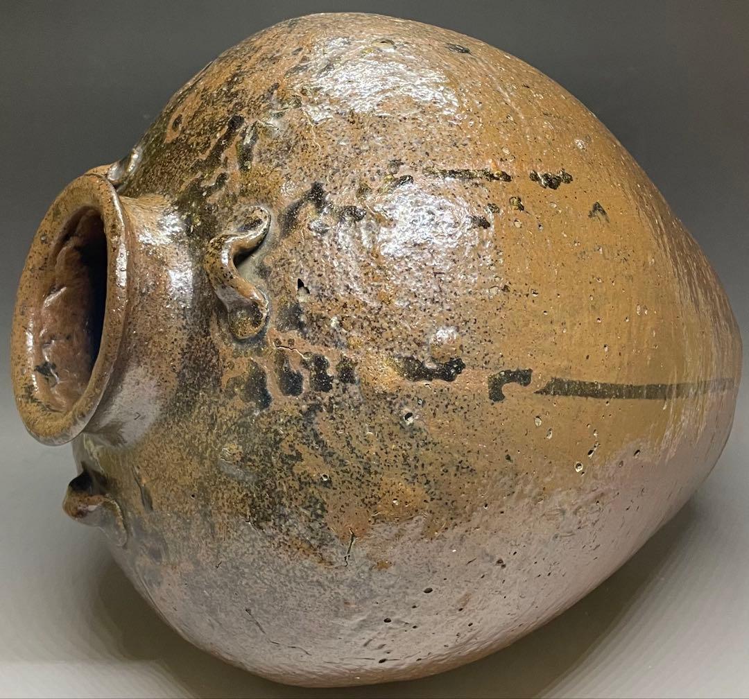 古丹波　三耳壺　大壺　35cm 　p5633