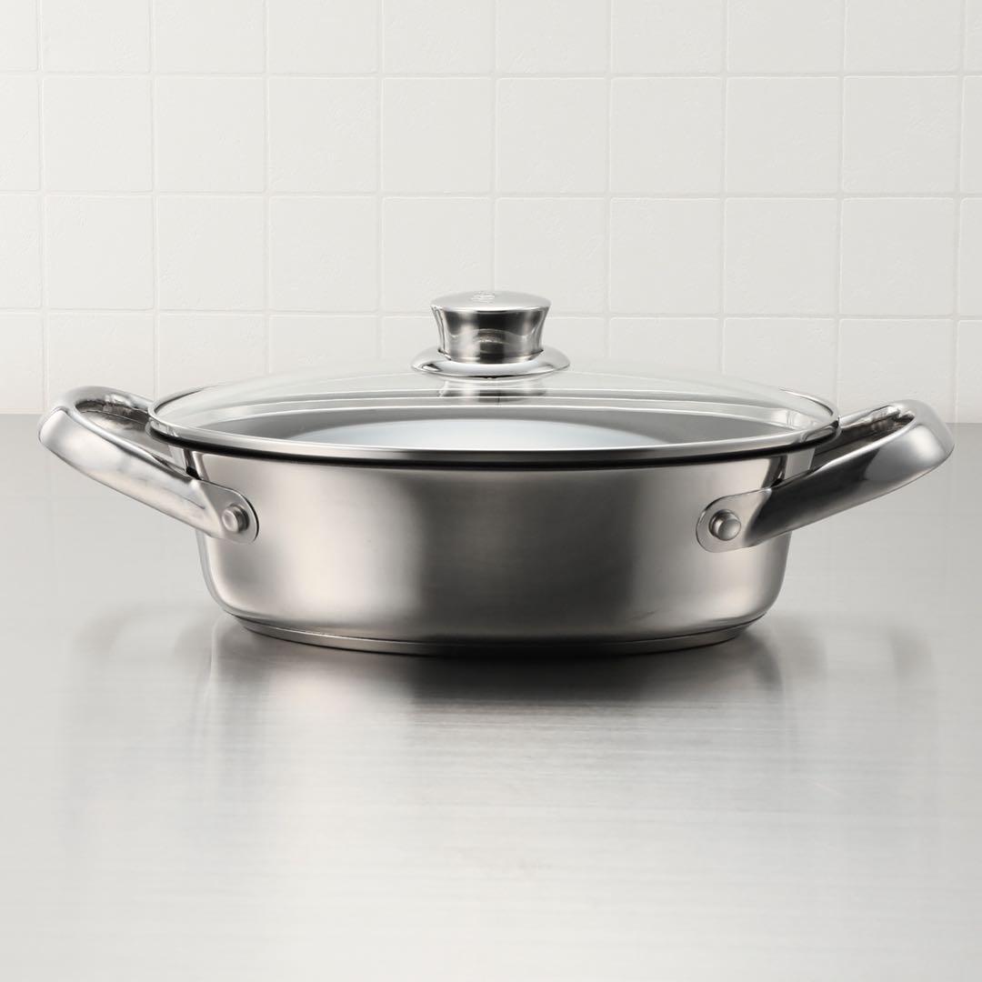 マイヤー 収納性や機能性も 兼ね備えた スリムパン ２５ｃｍ　レシピ１０食増量！