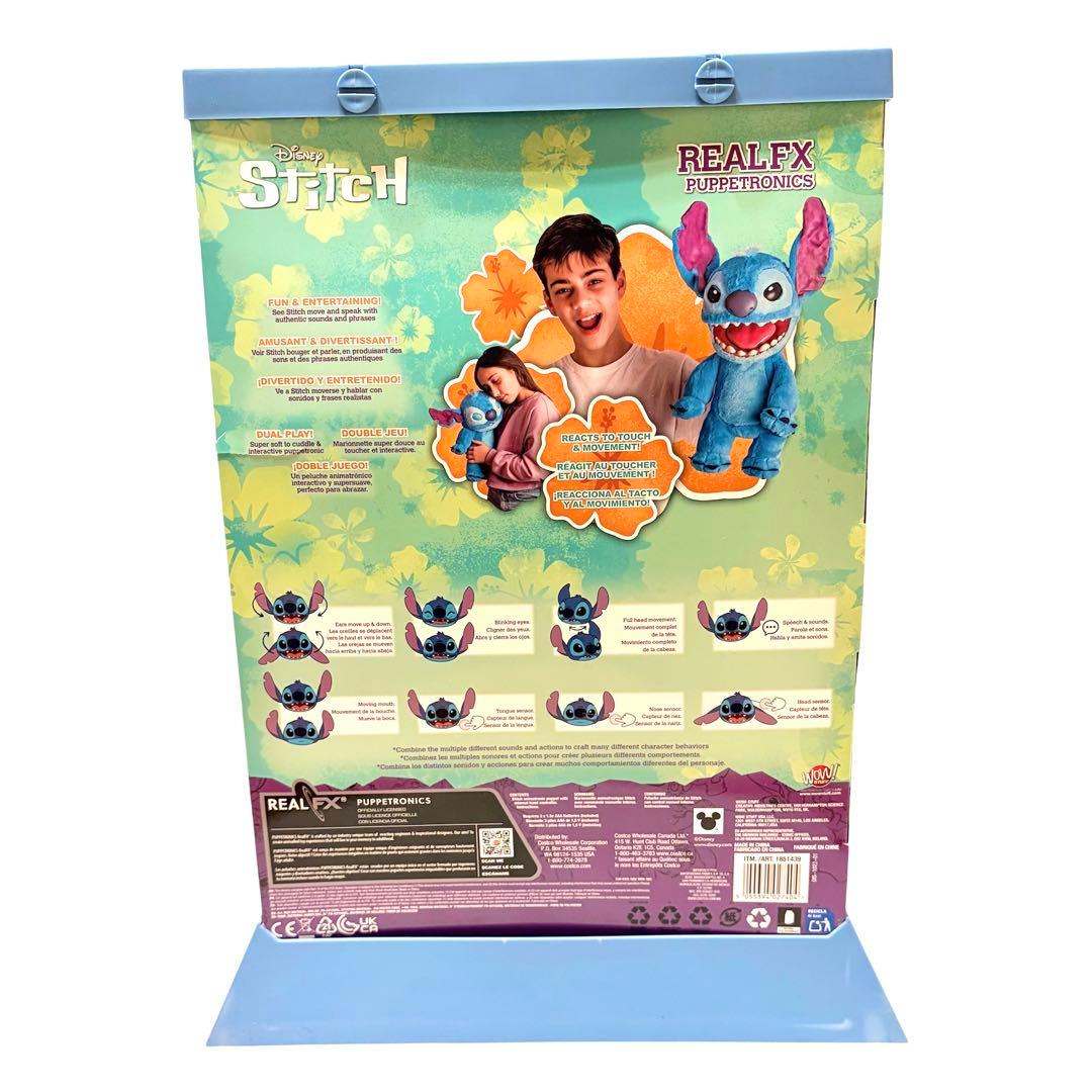 【入手困難】新品 ディズニー スティッチ リアルFX パペット ぬいぐるみ