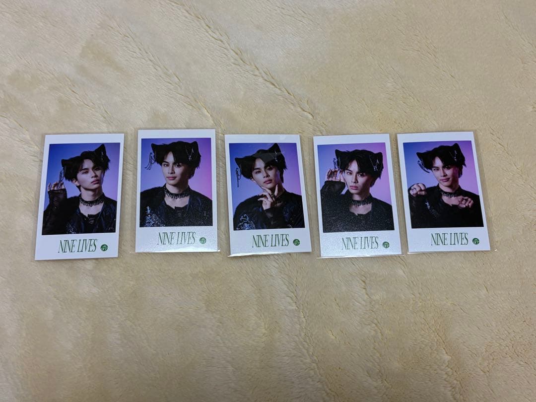超特急 生写真 ミニフォト タクヤ 3種コンプセット NINE LIVES