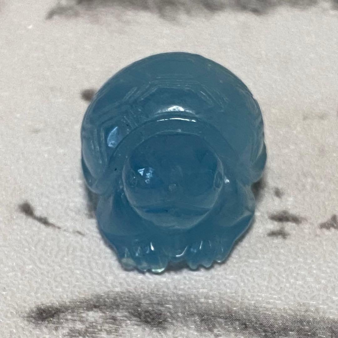 あ〜きゃん 【高品質 アクアマリン】 彫物 カービング