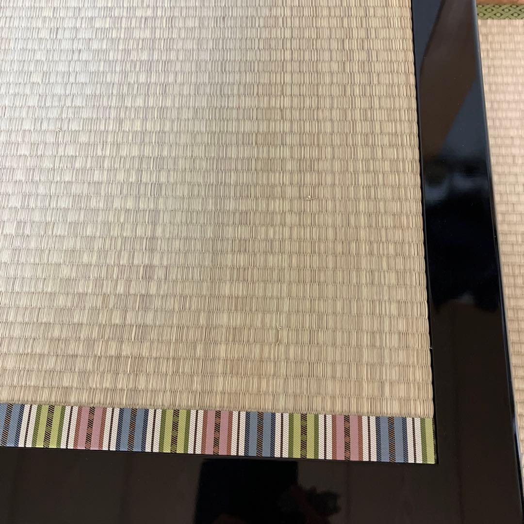 平飾り台　五月人形　畳台座　木製黒塗台　端午の節句　子供の日　鎧兜