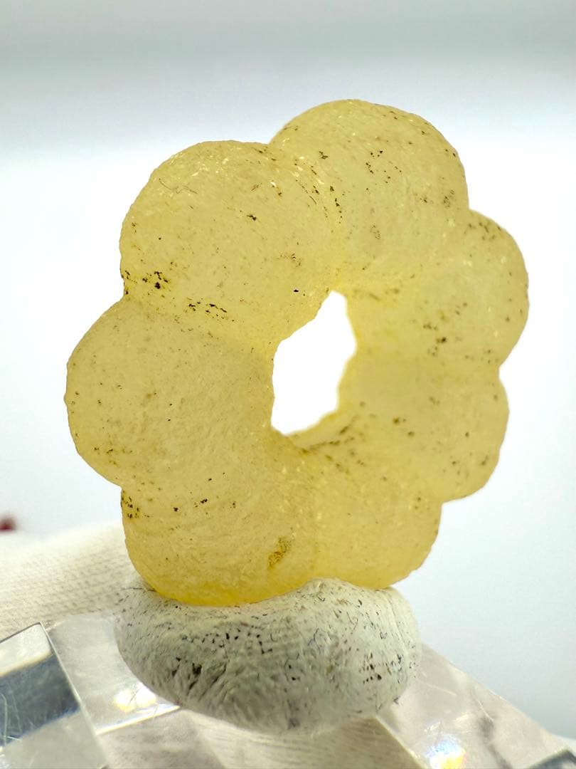 ポンデリング　フローライト　原石　鉱物　標本　天然石　球状　蛍石