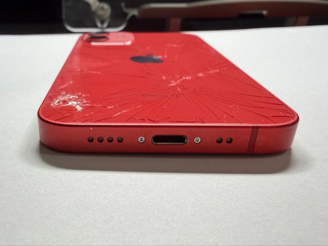 iPhone12mini 背面ガラス破損 128gb simフリー