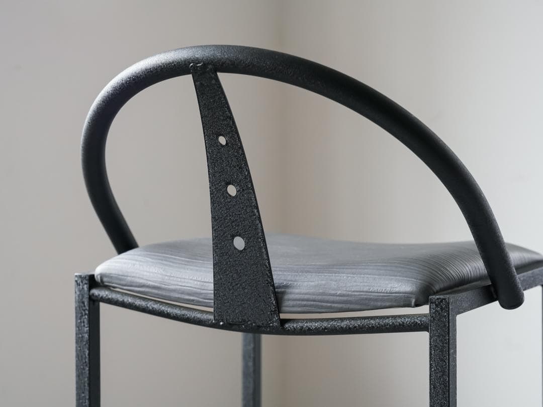 80's ポストモダン 幾何学 ハイチェア メンフィスデザイン 倉俣史朗