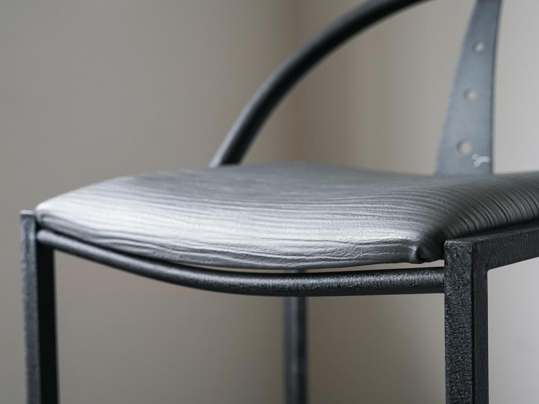 80's ポストモダン 幾何学 ハイチェア メンフィスデザイン 倉俣史朗