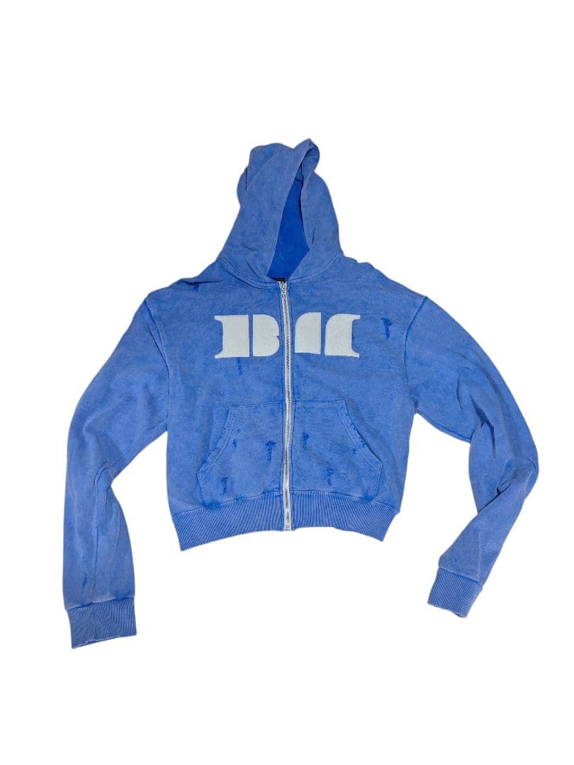 BABYMONSTER ベビモン フーディー ブルー HOODIE スウェット