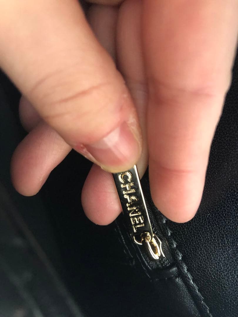 CHANEL ノベルティ キャビアスキン ハンドバッグ ショルダーバッグ