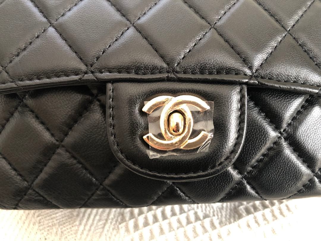 CHANEL ノベルティ キャビアスキン ハンドバッグ ショルダーバッグ