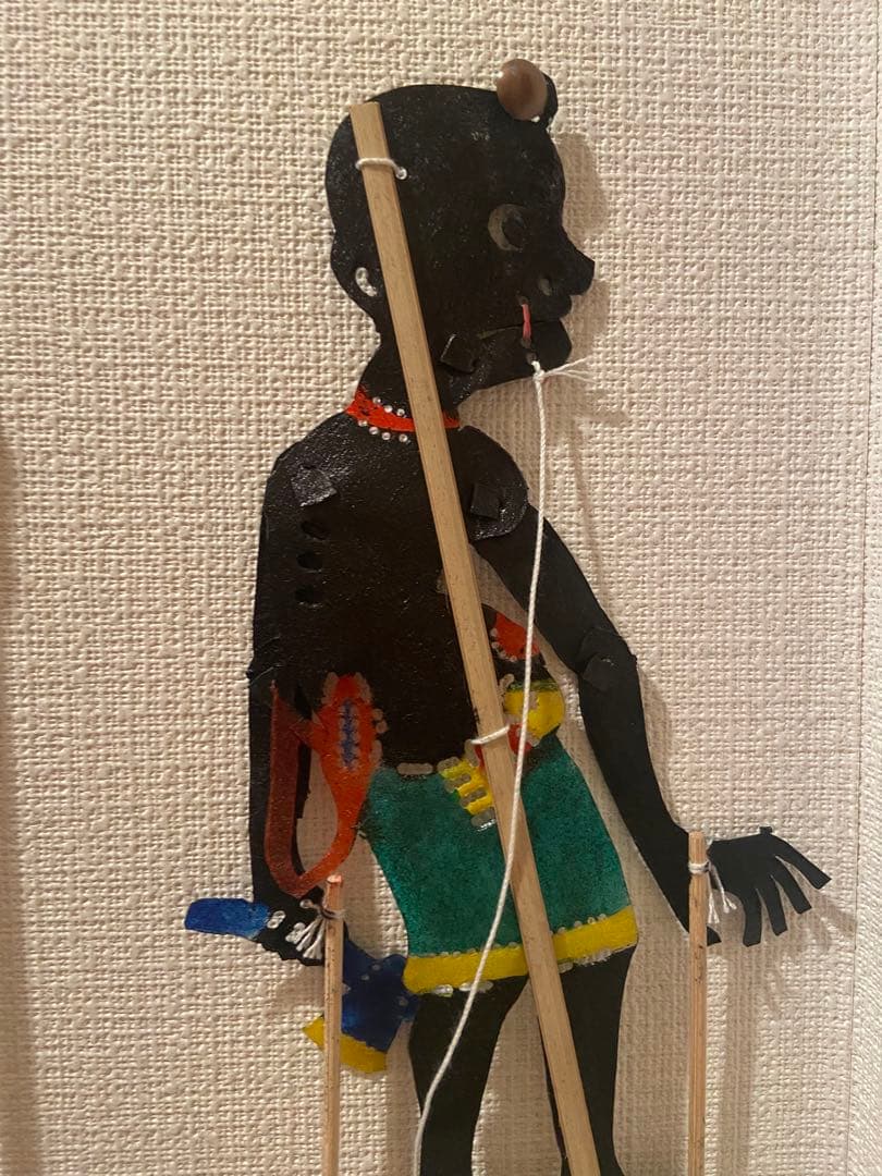 1960〜80年代 南タイ影絵ナン・タルン舞台人形3体