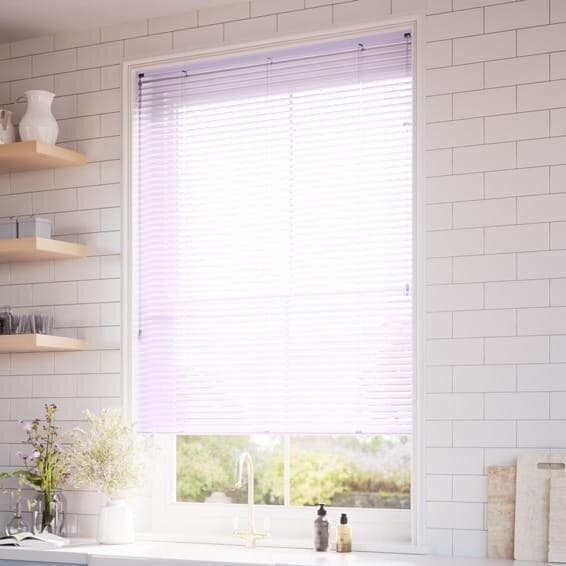 未使用　アルミブラインド　パープル　123×111.5