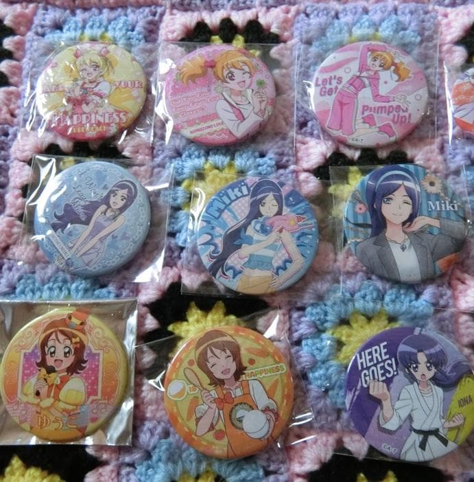 プリキュア　缶バッジ　セット