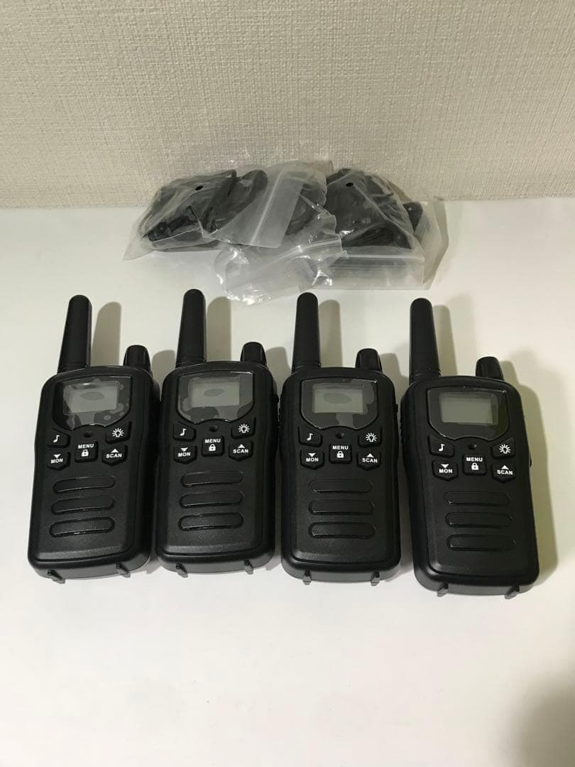 【M2847-127-100】インカム 特定小電力 トランシーバー 4台セット