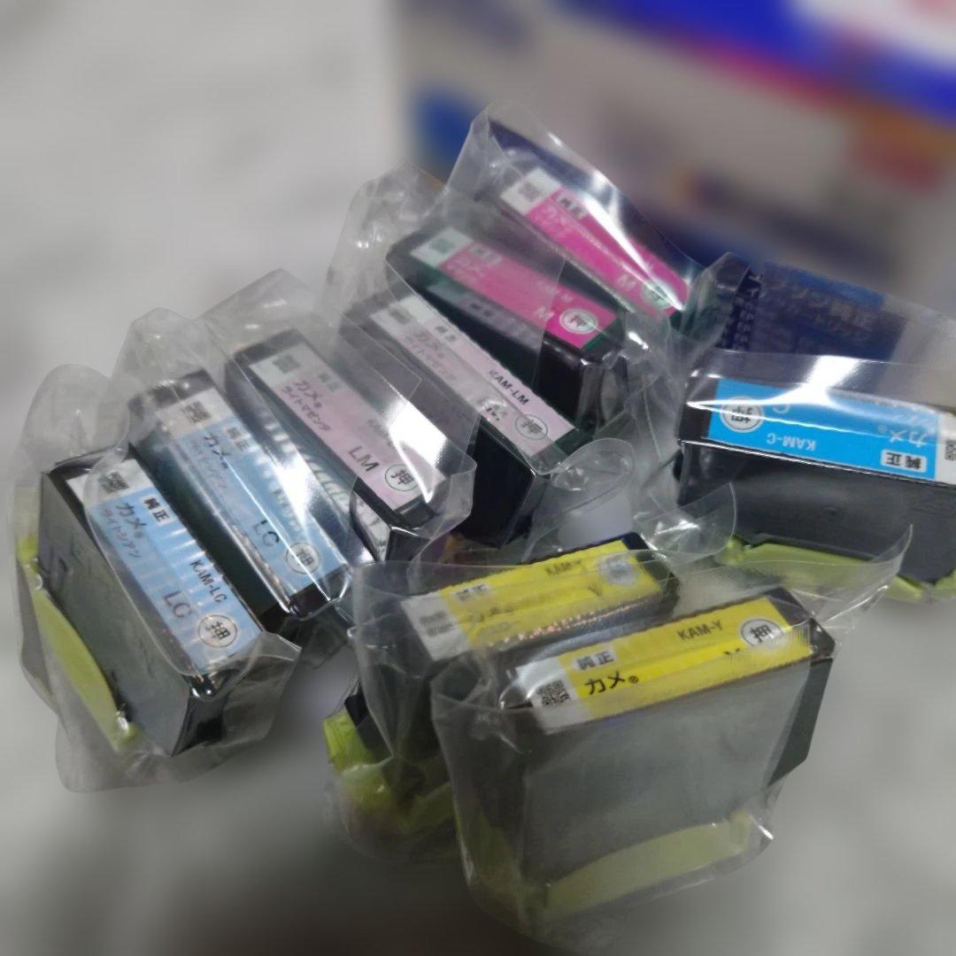 【EPSON 純正 カメ インクカートリッジ 5色9個 KAM-6CL】未使用