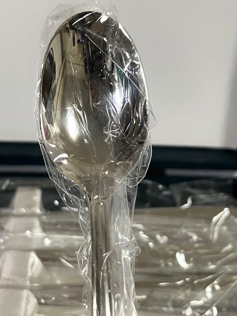 未使用 ラッキーウッド カトラリーセット 25本　スプーン フォーク ナイフ　②