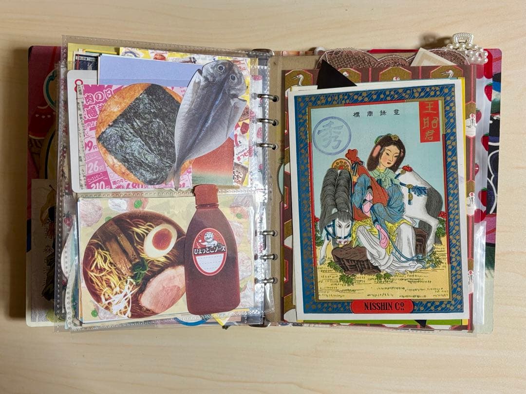 おすそ分けファイル　昭和レトロ　ジャンクジャーナル　コラージュ素材　ラベル