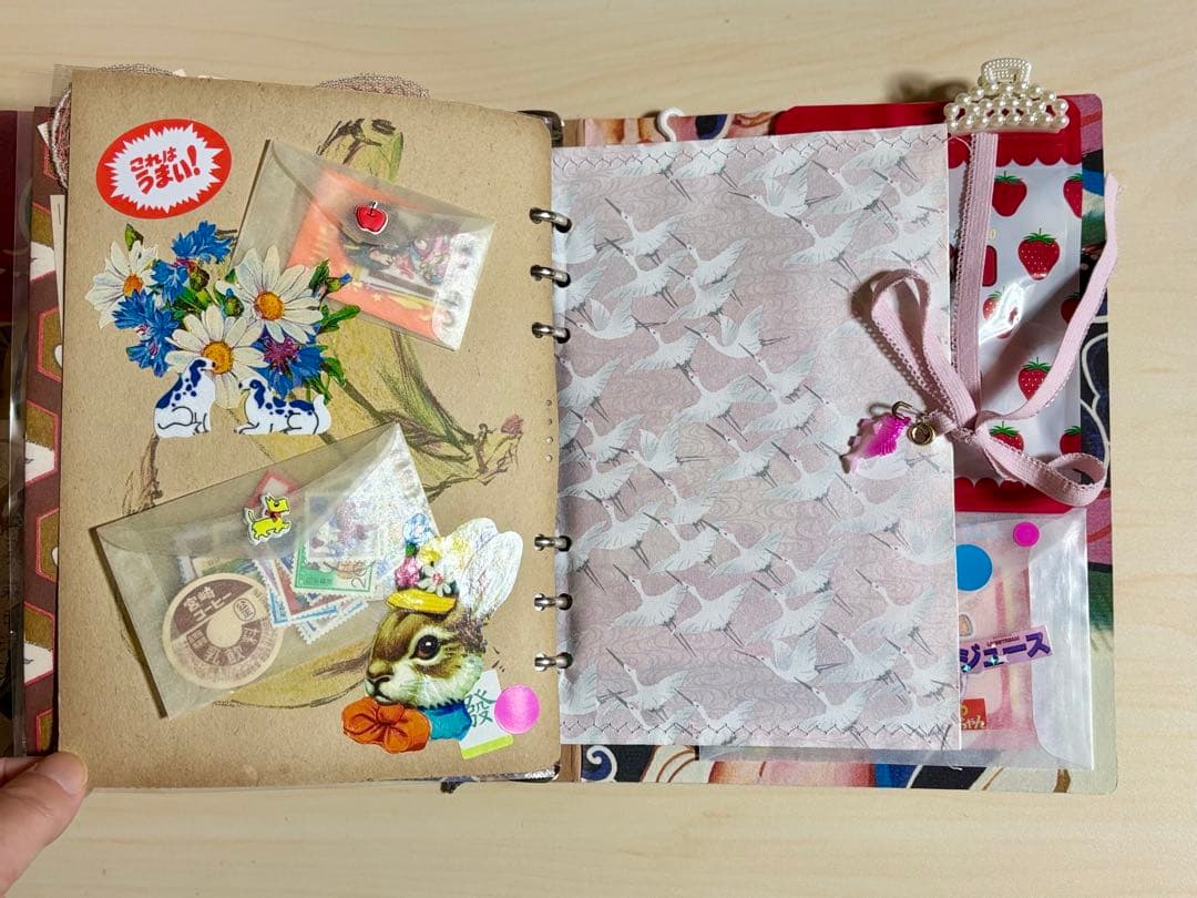 おすそ分けファイル　昭和レトロ　ジャンクジャーナル　コラージュ素材　ラベル