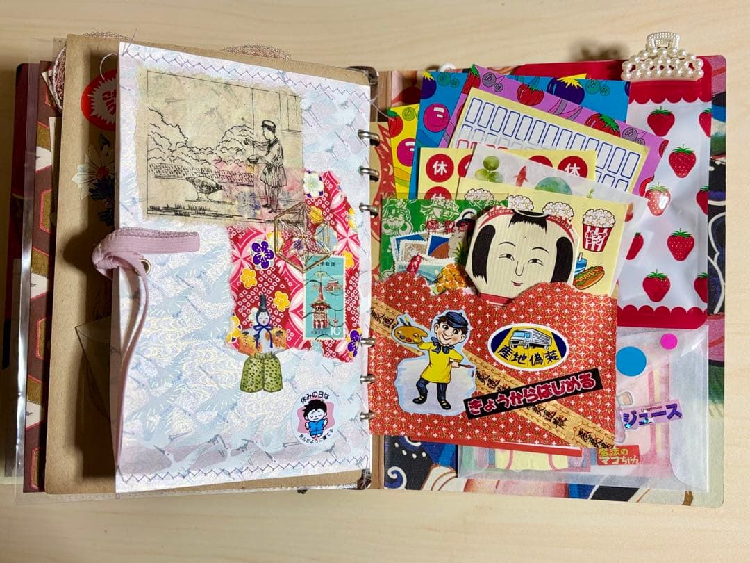 おすそ分けファイル　昭和レトロ　ジャンクジャーナル　コラージュ素材　ラベル