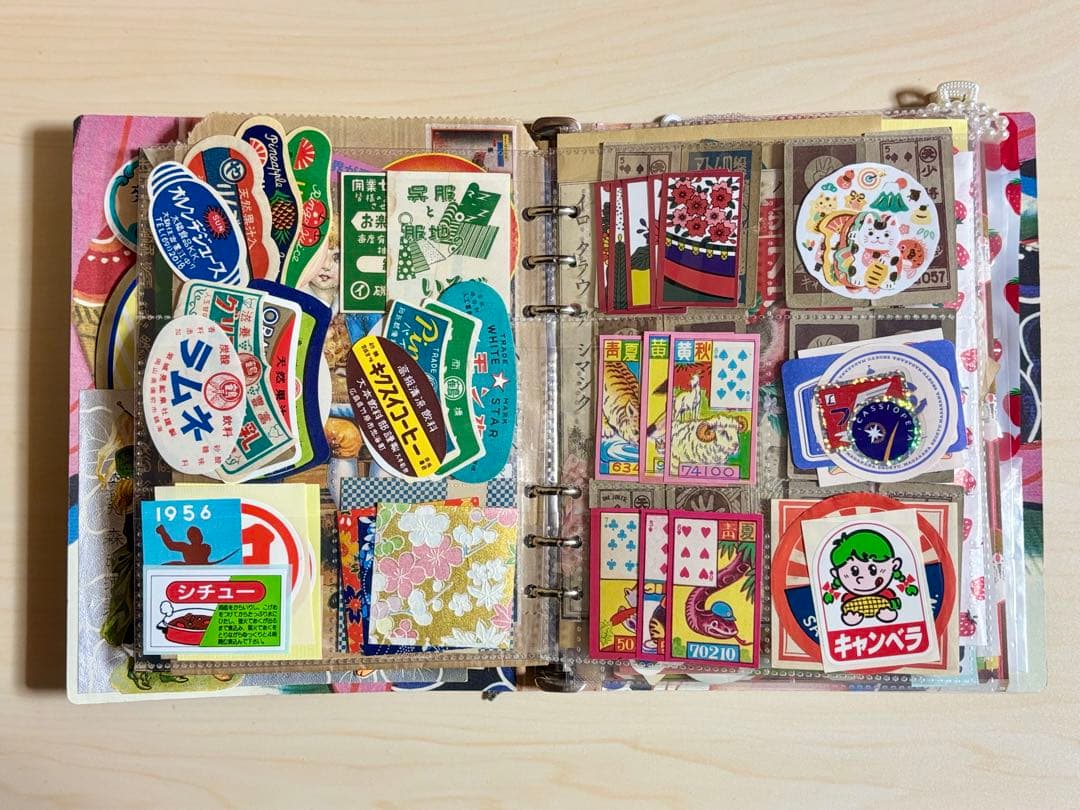 おすそ分けファイル　昭和レトロ　ジャンクジャーナル　コラージュ素材　ラベル