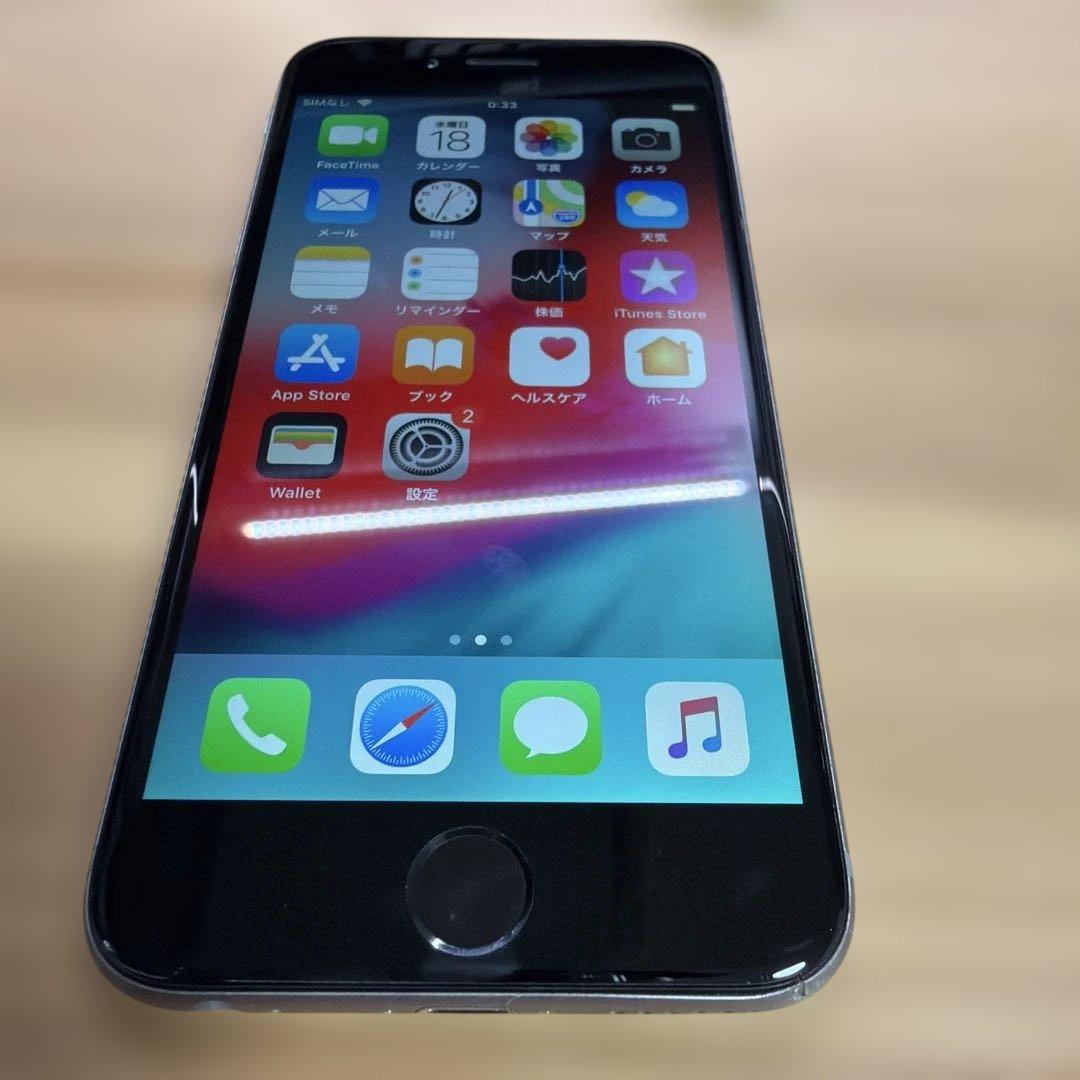 iPhone6 64GB スペースグレイMG4F2J/A バッテリー97%