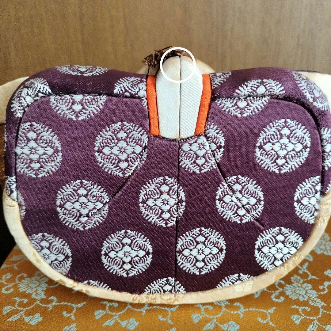 28日迄の出品★木目込み雛人形 親王飾り