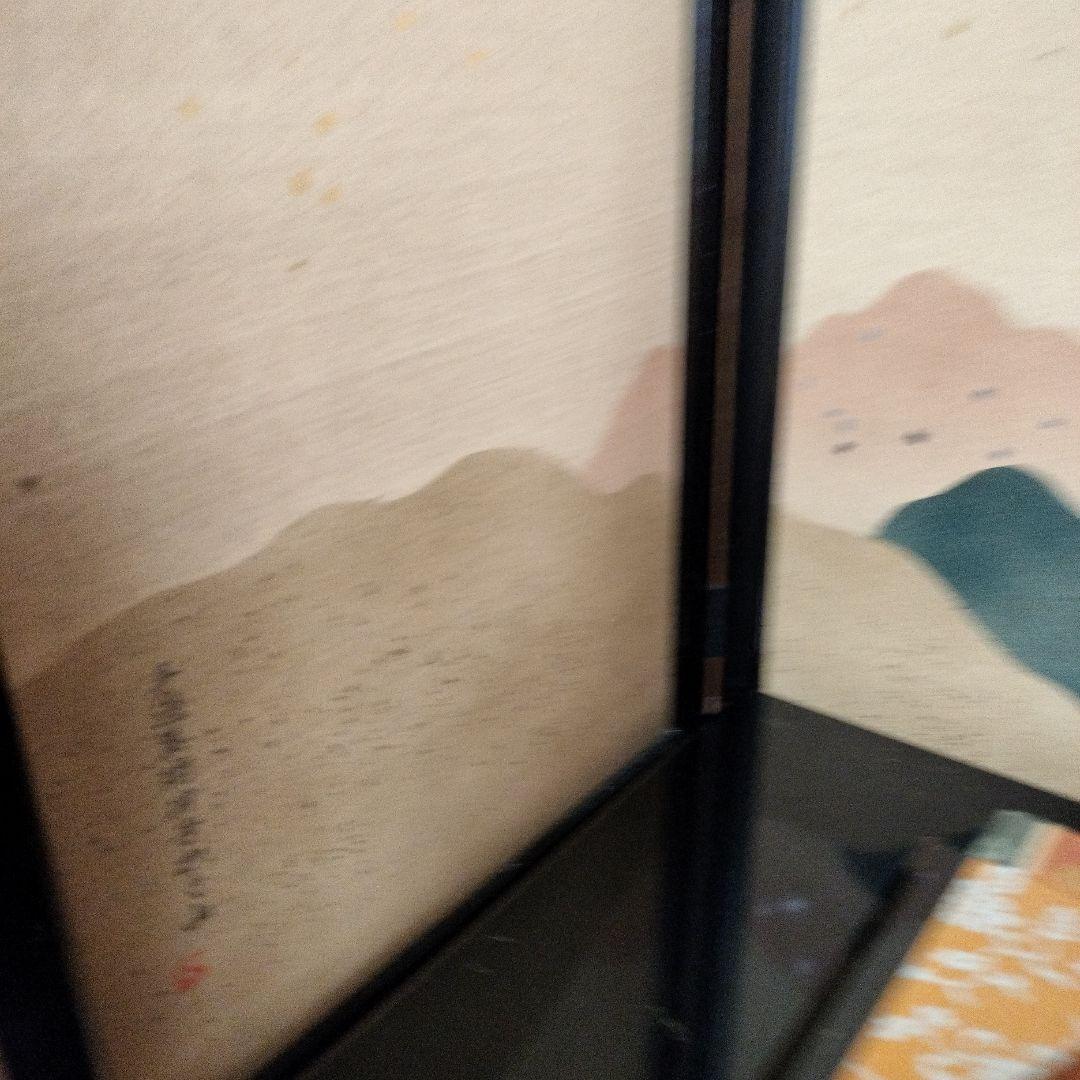 28日迄の出品★木目込み雛人形 親王飾り