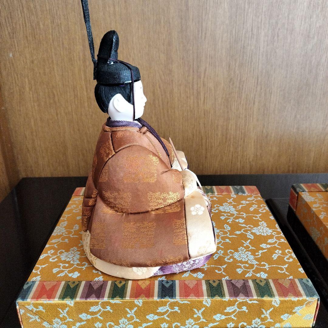 28日迄の出品★木目込み雛人形 親王飾り